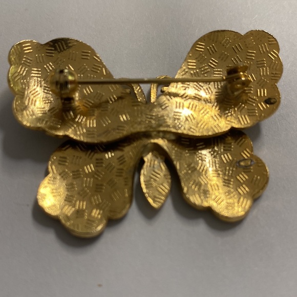 Multi Color Butterfly Brooch - Picture 2 of 2